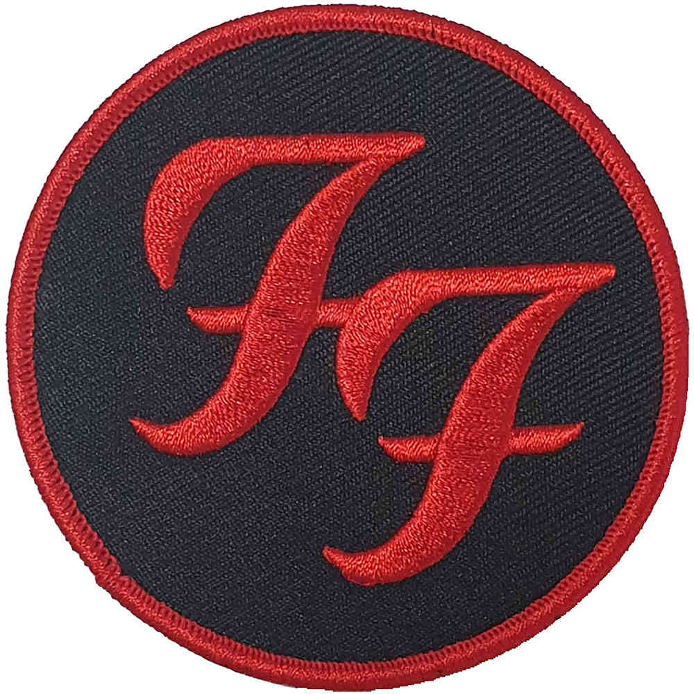 Foo Fighters - Circle Logo Patch - Black/Red